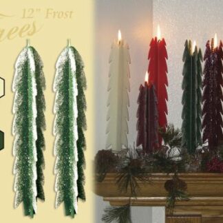 12" Frost Tree Candles