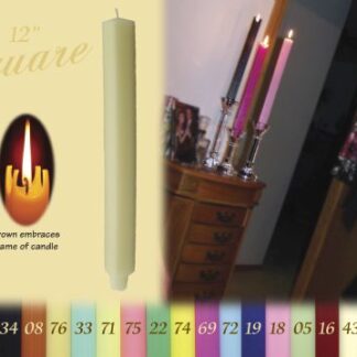12" Square Candles