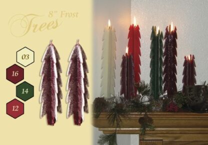 8" Frost Tree Candles
