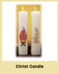 Christ Candle by Dadant
