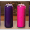 Advent Bottle Lite Candles Set