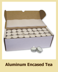 Aluminum Encased Tea Lights