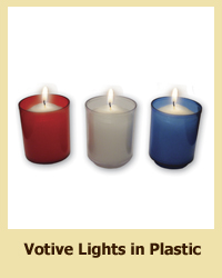 Votive Lights in Plastic