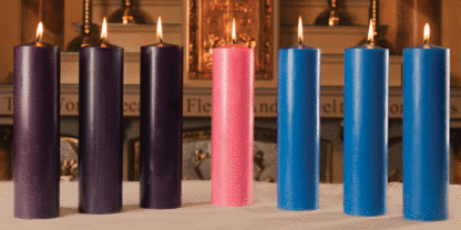 Advent pillars 3" x 11" - individual